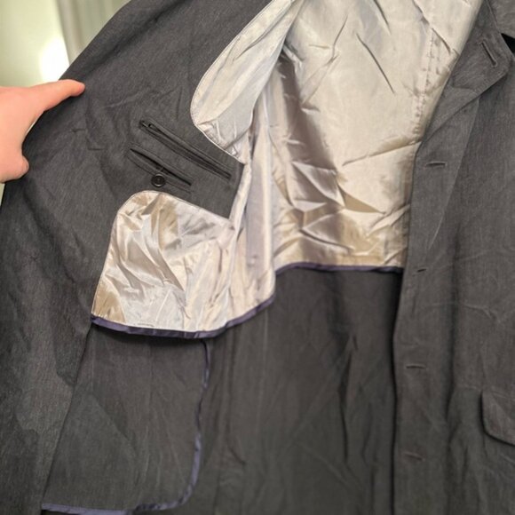 Canali Men's Charcoal Jacket - Picture 9 of 11
